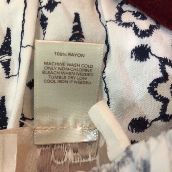 LOFT Navy and White Tank Top XXSP - Picture 7 of 7